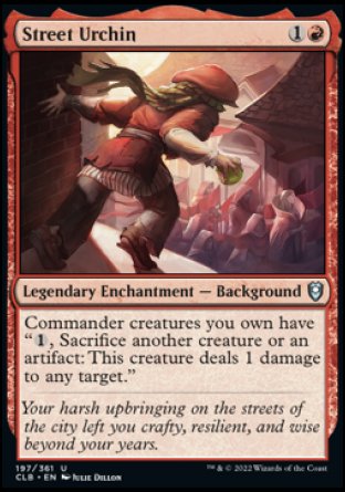 Street Urchin [Commander Legends: Battle for Baldur's Gate] Magic: The Gathering