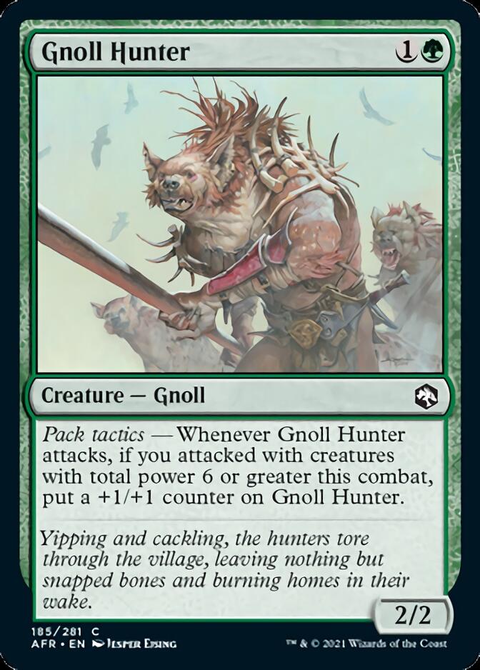 Gnoll Hunter [Dungeons & Dragons: Adventures in the Forgotten Realms] Magic: The Gathering