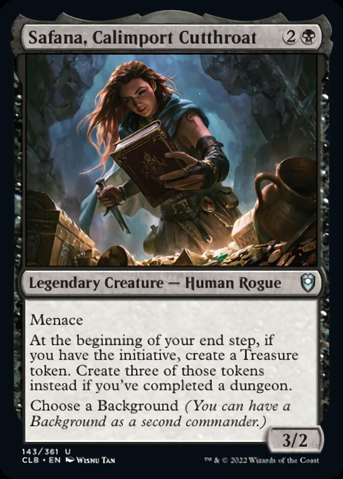 Safana, Calimport Cutthroat [Commander Legends: Battle for Baldur's Gate] Magic: The Gathering