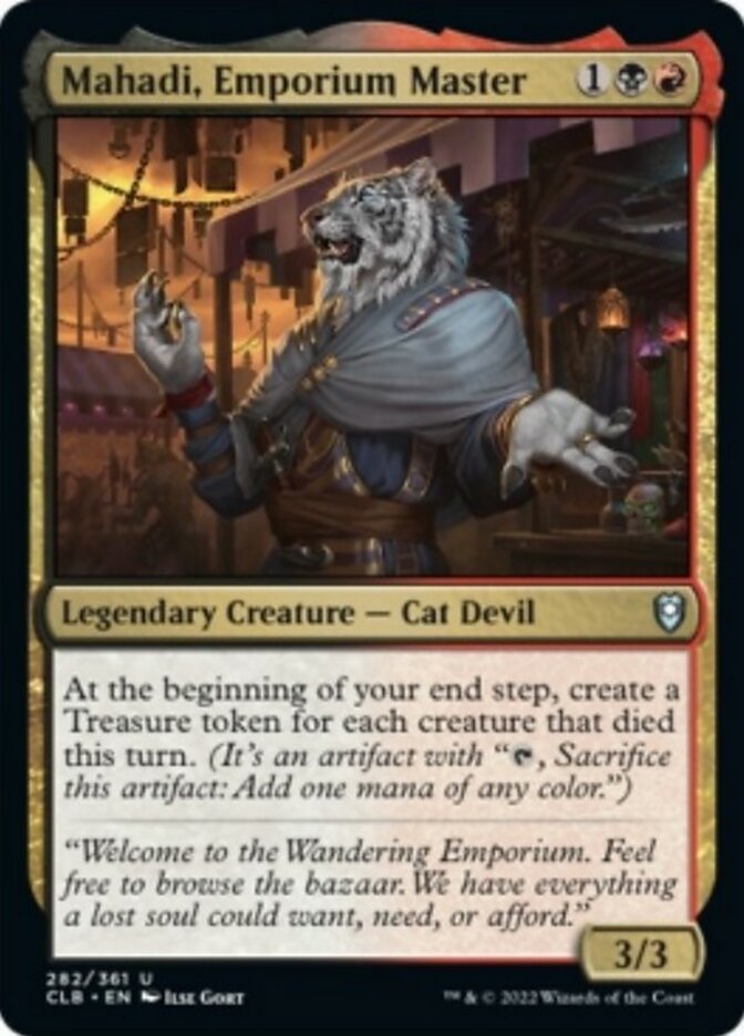 Mahadi, Emporium Master [Commander Legends: Battle for Baldur's Gate] Magic: The Gathering