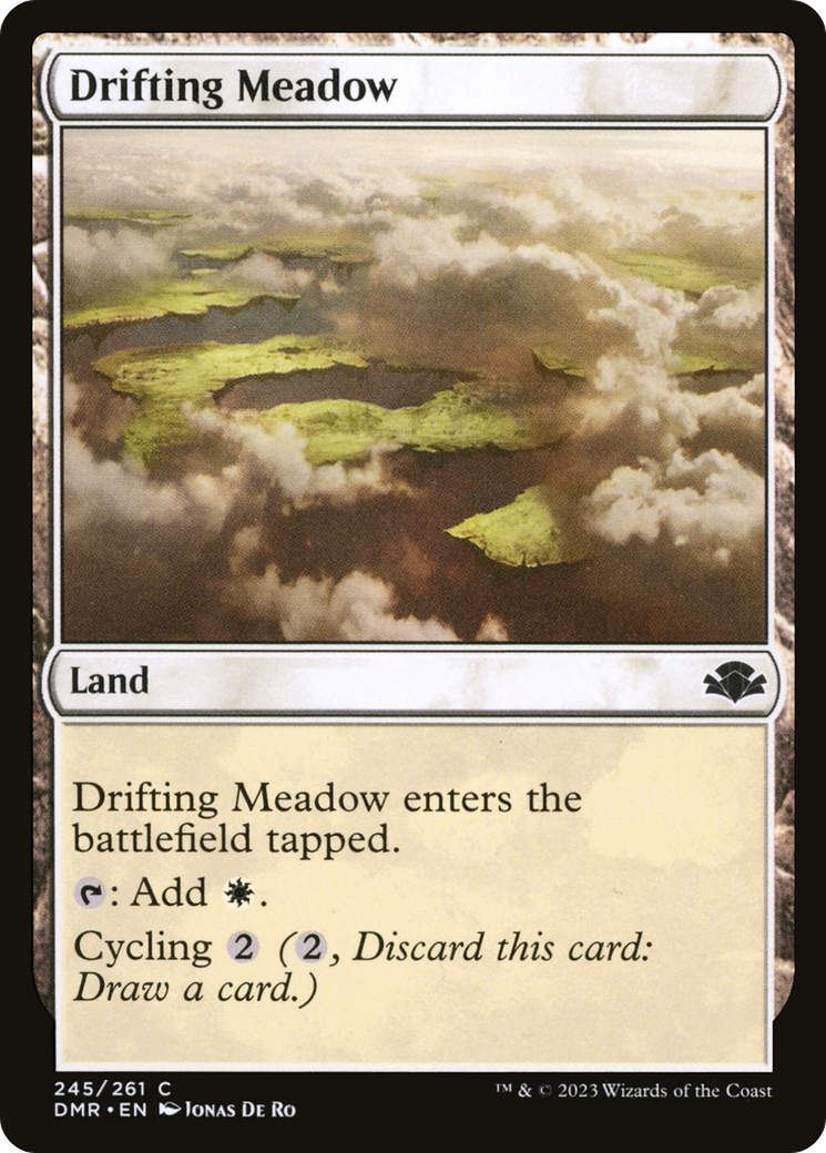 Drifting Meadow [Dominaria Remastered] Magic: The Gathering