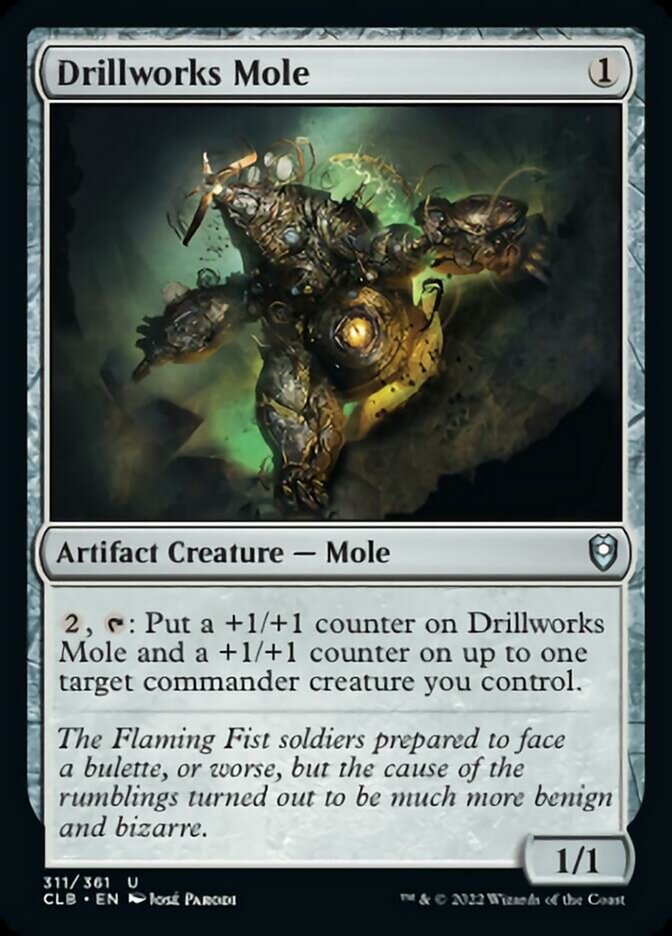 Drillworks Mole [Commander Legends: Battle for Baldur's Gate] Magic: The Gathering