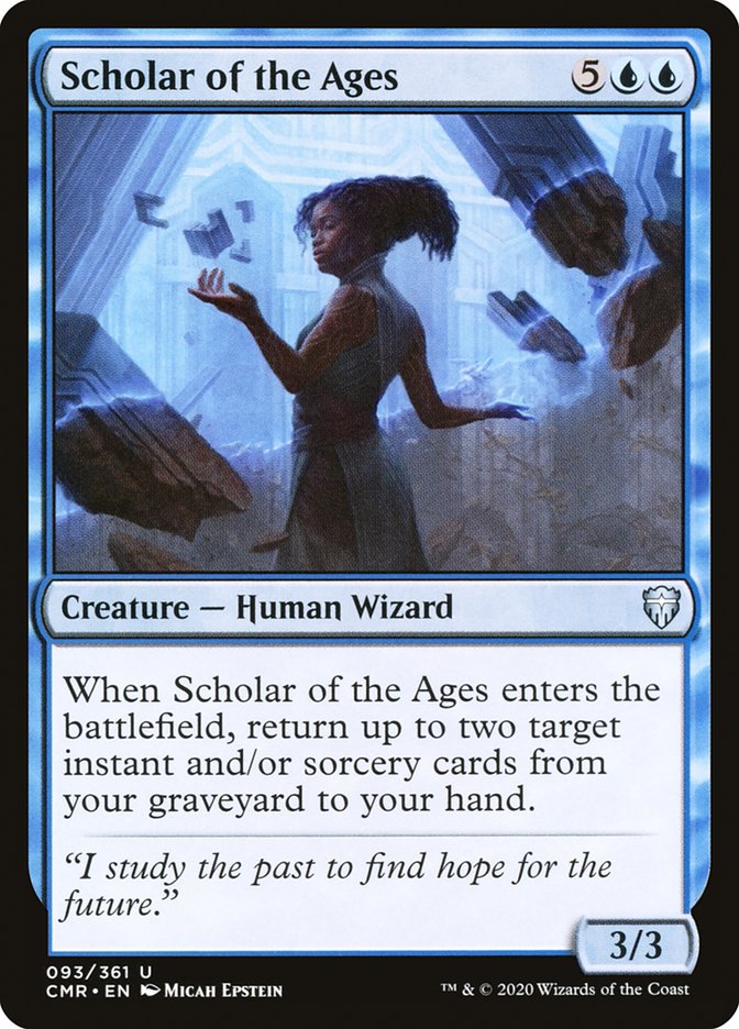 Scholar of the Ages [Commander Legends] Magic: The Gathering