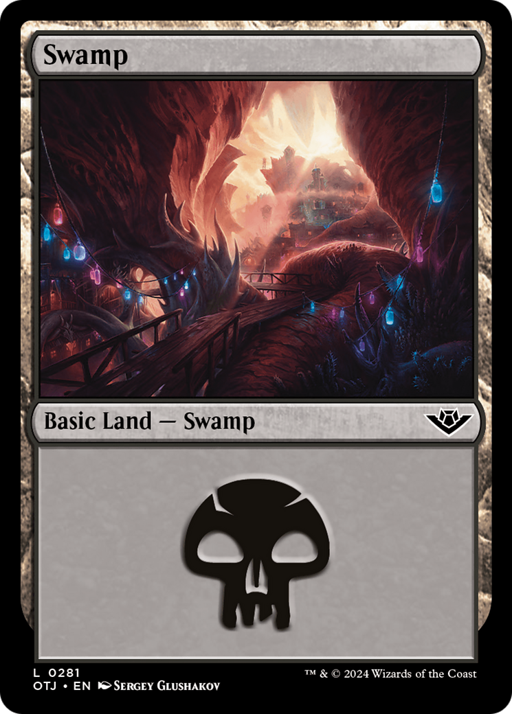 Swamp (0281) [Outlaws of Thunder Junction] Magic: The Gathering