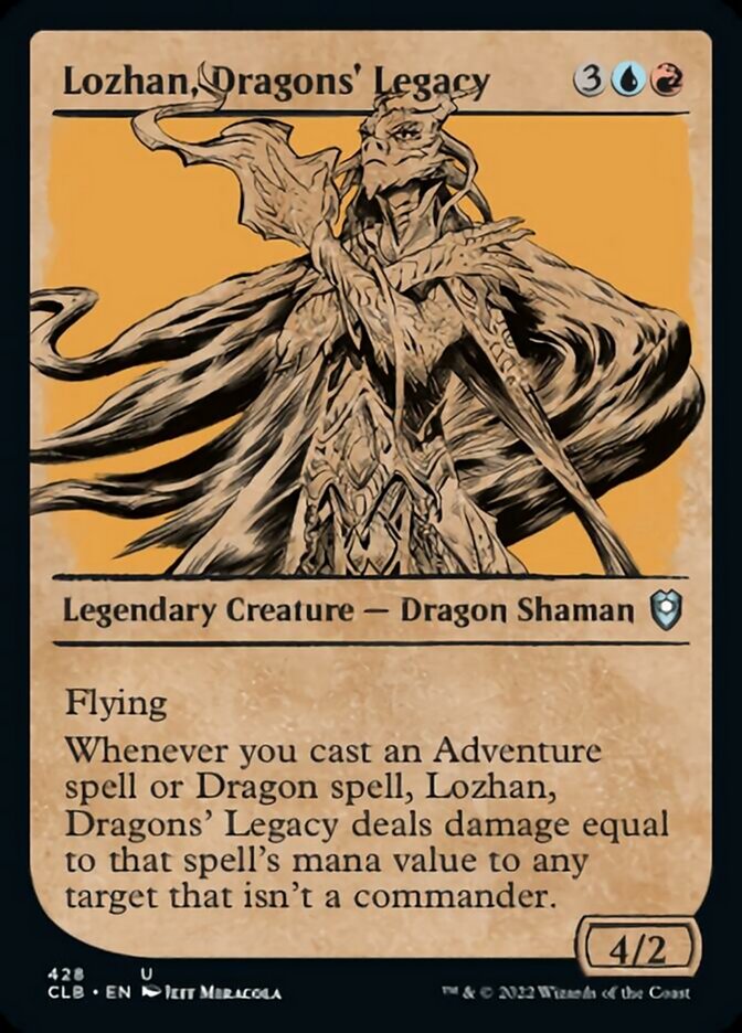 Lozhan, Dragons' Legacy (Showcase) [Commander Legends: Battle for Baldur's Gate] Magic: The Gathering