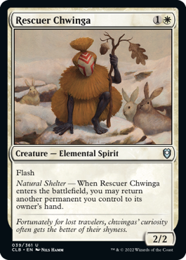 Rescuer Chwinga [Commander Legends: Battle for Baldur's Gate] Magic: The Gathering