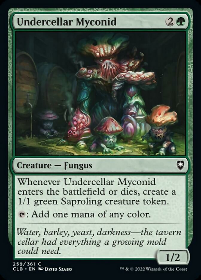 Undercellar Myconid [Commander Legends: Battle for Baldur's Gate] Magic: The Gathering