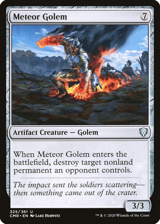 Meteor Golem (325) [Commander Legends] Magic: The Gathering