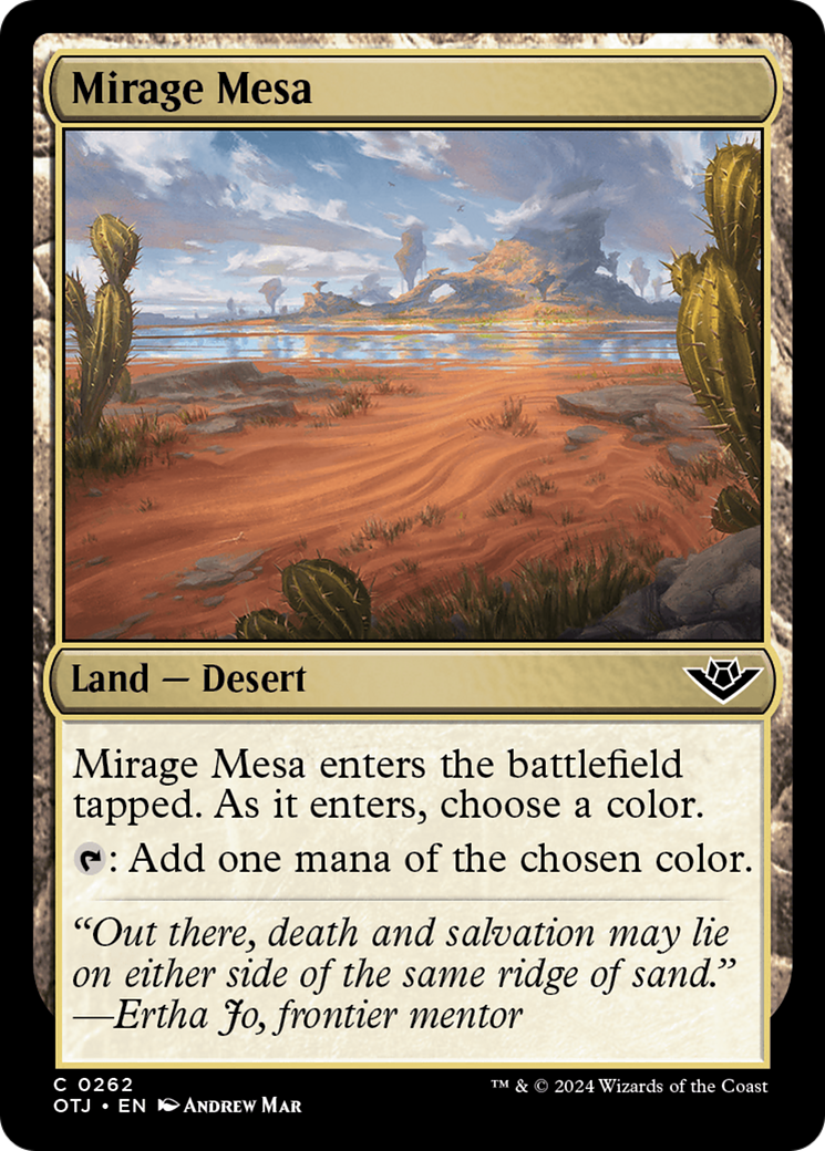 Mirage Mesa [Outlaws of Thunder Junction] Magic: The Gathering