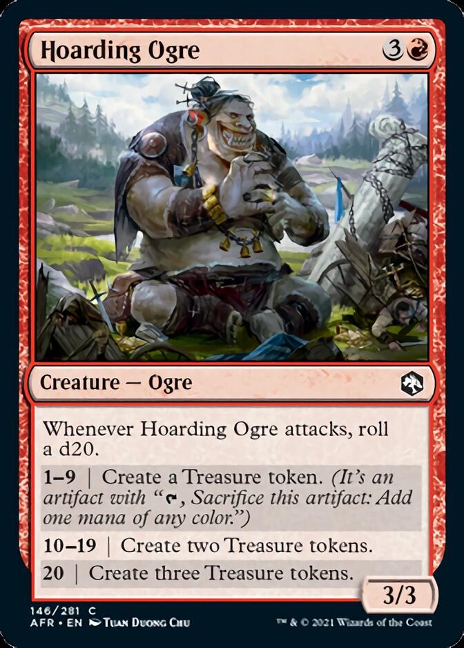 Hoarding Ogre [Dungeons & Dragons: Adventures in the Forgotten Realms] Magic: The Gathering