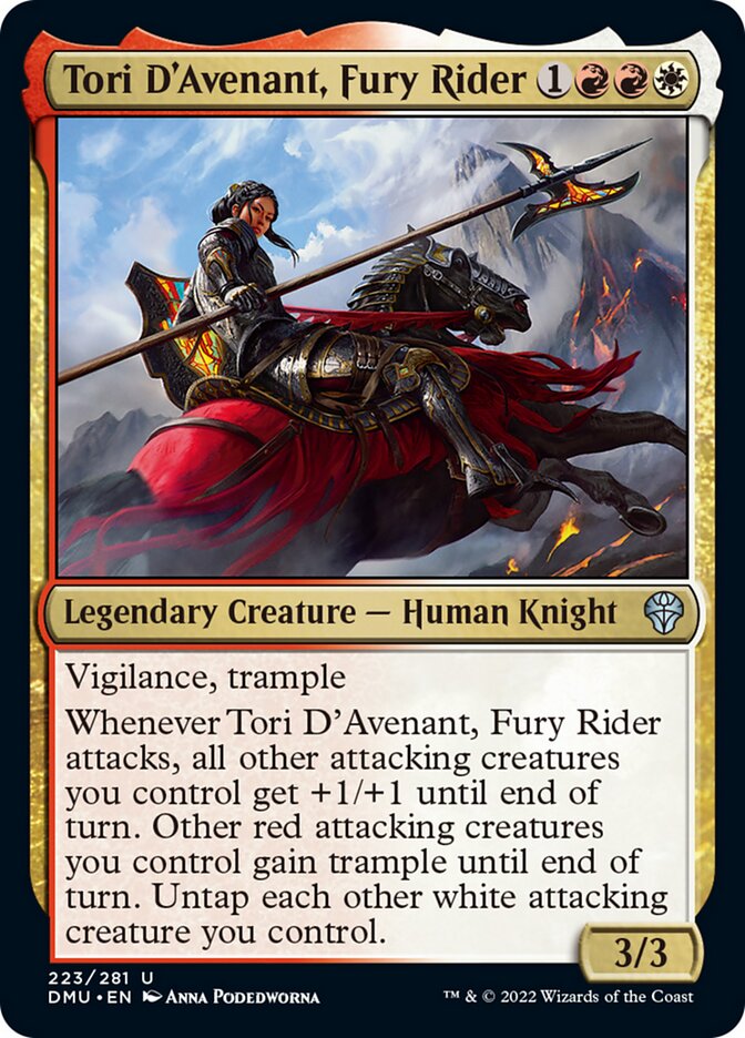 Tori D'Avenant, Fury Rider [Dominaria United] Magic: The Gathering