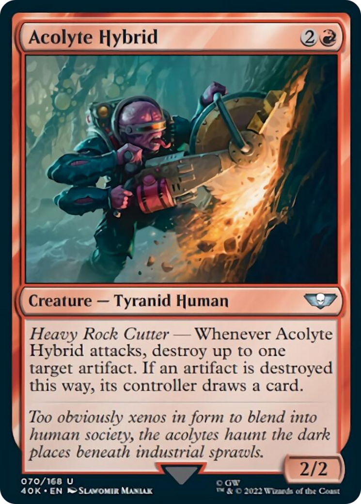 Acolyte Hybrid [Warhammer 40,000] Magic: The Gathering