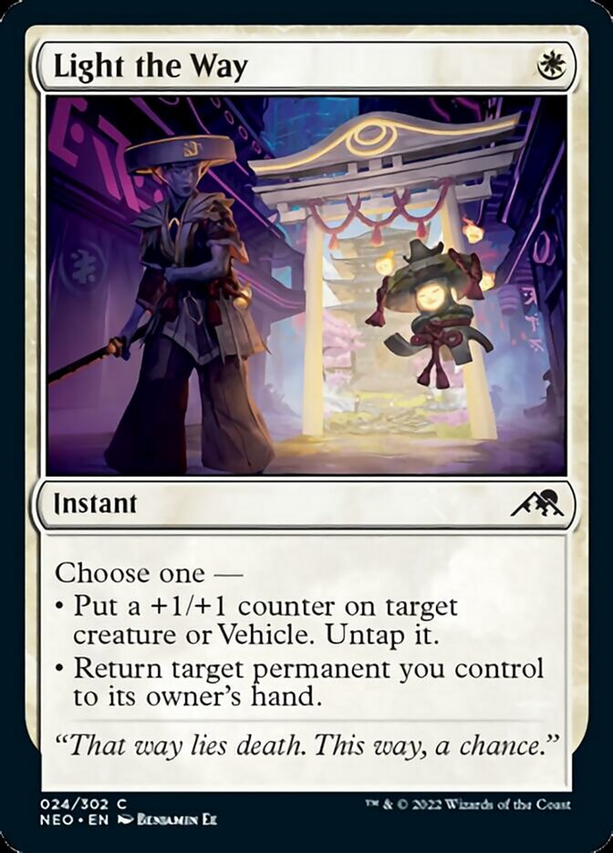 Light the Way [Kamigawa: Neon Dynasty] Magic: The Gathering