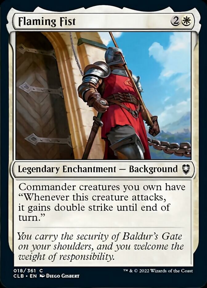 Flaming Fist [Commander Legends: Battle for Baldur's Gate] Magic: The Gathering