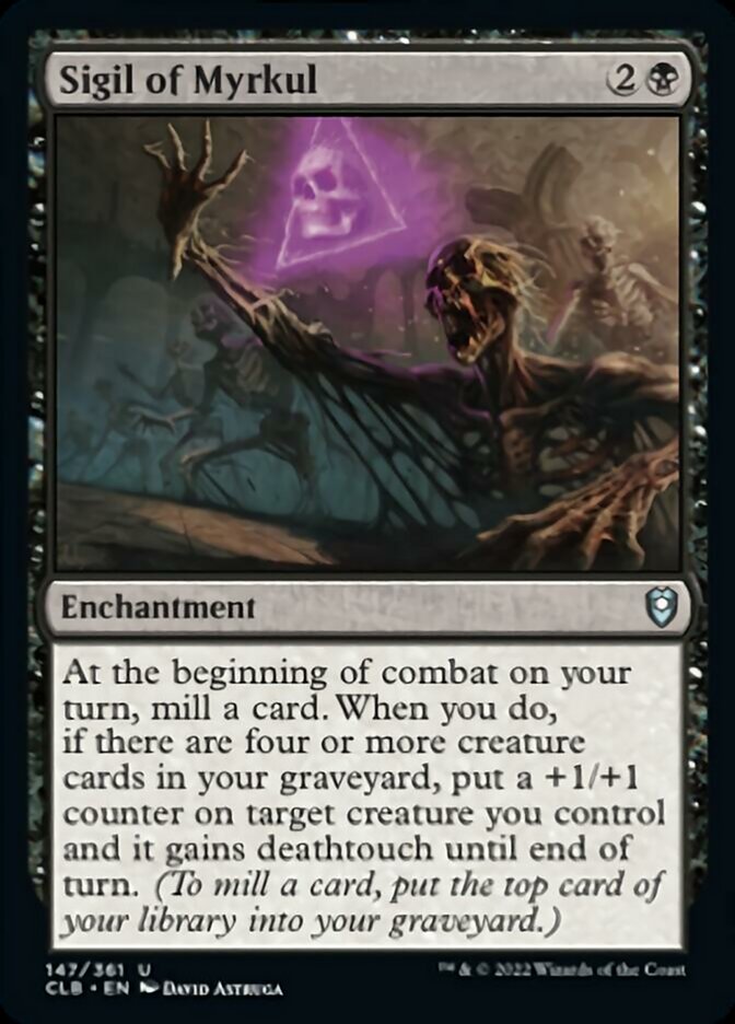 Sigil of Myrkul [Commander Legends: Battle for Baldur's Gate] Magic: The Gathering