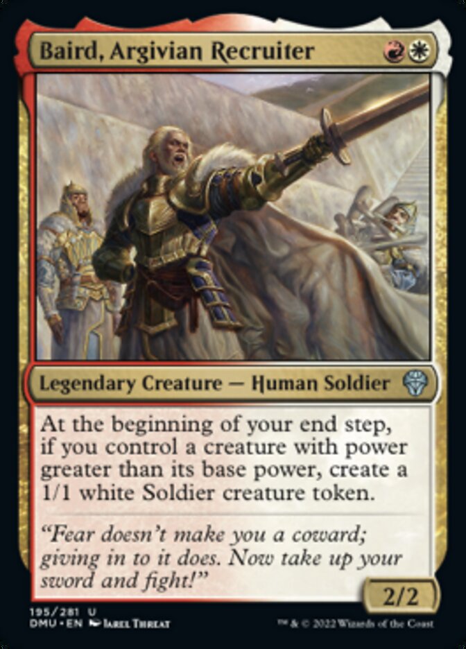 Baird, Argivian Recruiter [Dominaria United] Magic: The Gathering