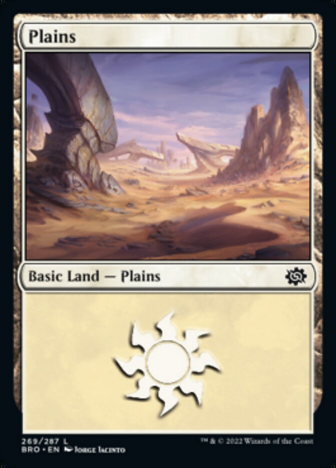 Plains (269) [The Brothers' War] Magic: The Gathering