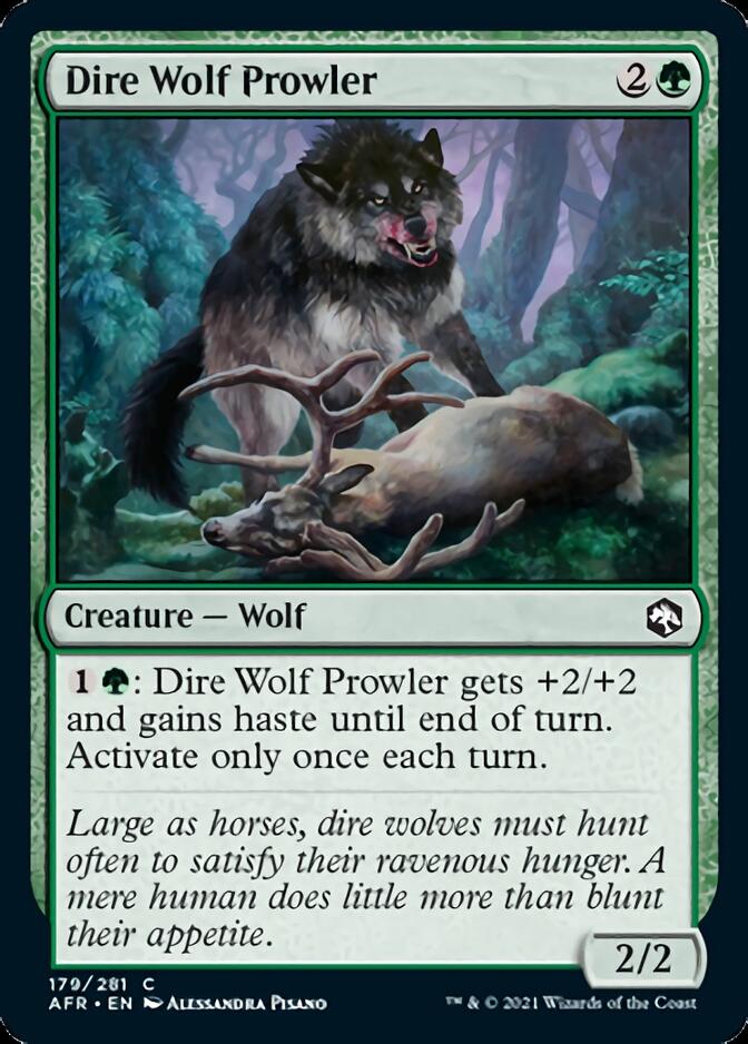 Dire Wolf Prowler [Dungeons & Dragons: Adventures in the Forgotten Realms] Magic: The Gathering