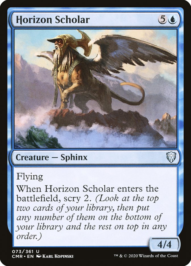 Horizon Scholar [Commander Legends] Magic: The Gathering