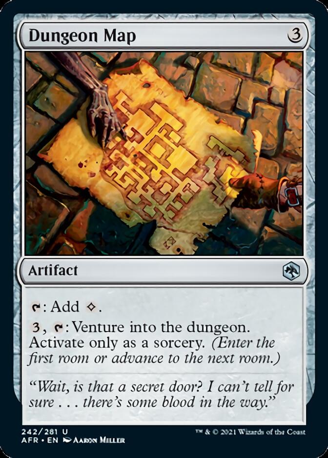 Dungeon Map [Dungeons & Dragons: Adventures in the Forgotten Realms] Magic: The Gathering