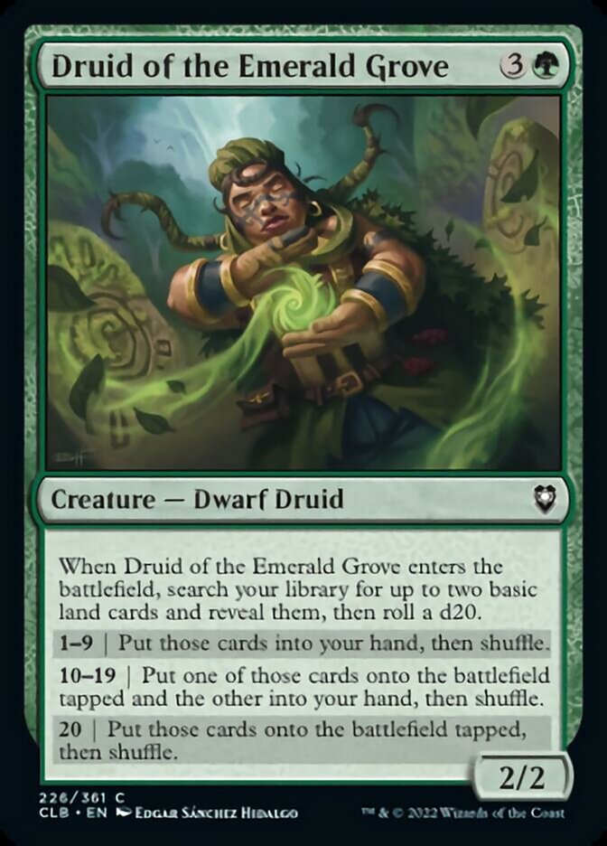 Druid of the Emerald Grove [Commander Legends: Battle for Baldur's Gate] Magic: The Gathering