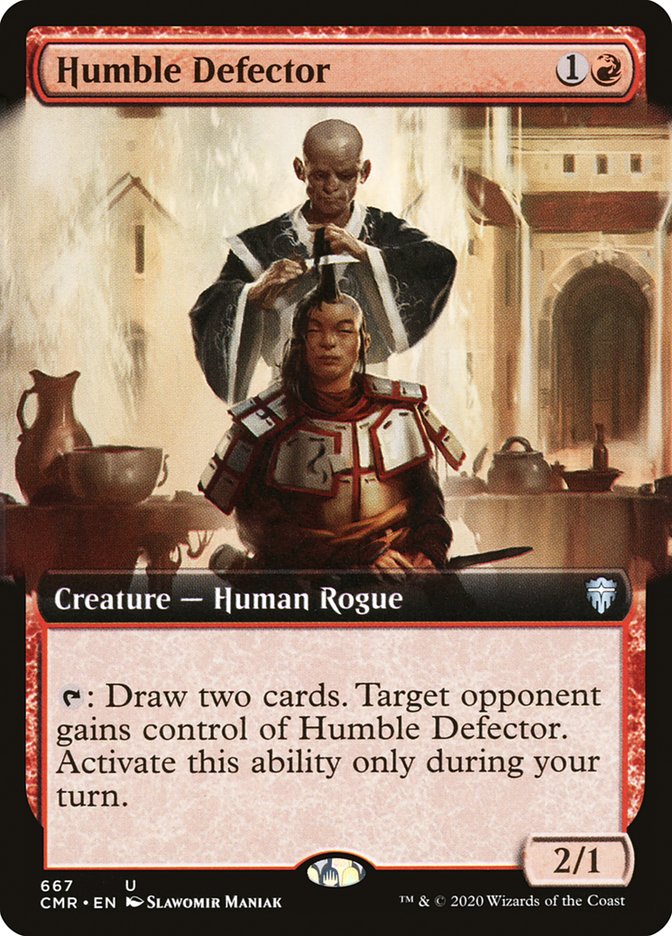 Humble Defector (Extended Art) [Commander Legends] Magic: The Gathering