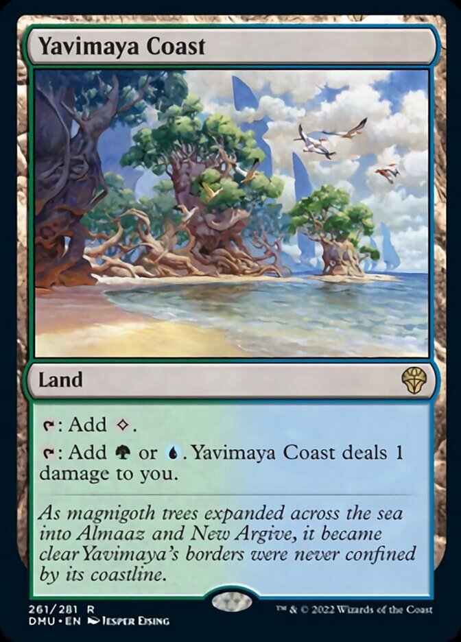 Yavimaya Coast [Dominaria United] Magic: The Gathering