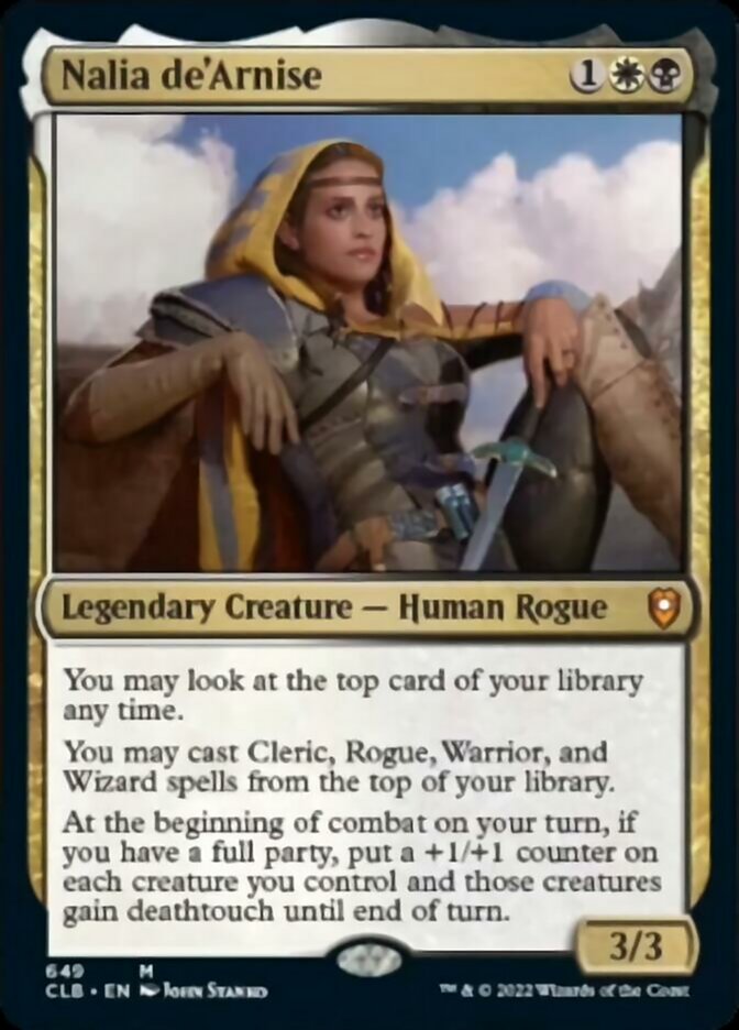 Nalia de'Arnise [Commander Legends: Battle for Baldur's Gate] Magic: The Gathering