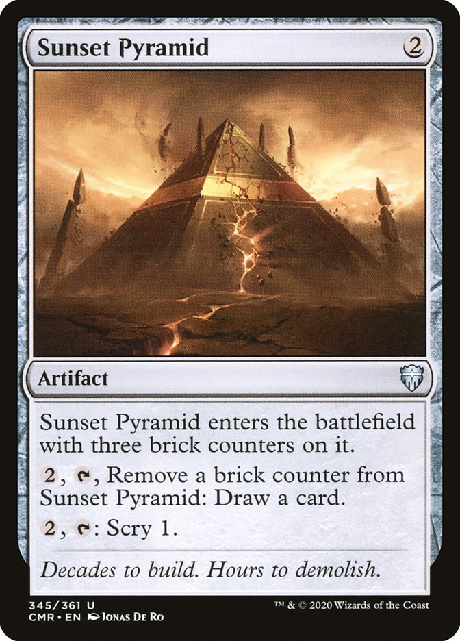 Sunset Pyramid [Commander Legends] Magic: The Gathering