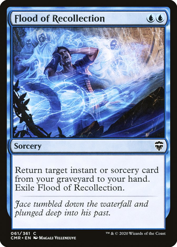 Flood of Recollection [Commander Legends] Magic: The Gathering