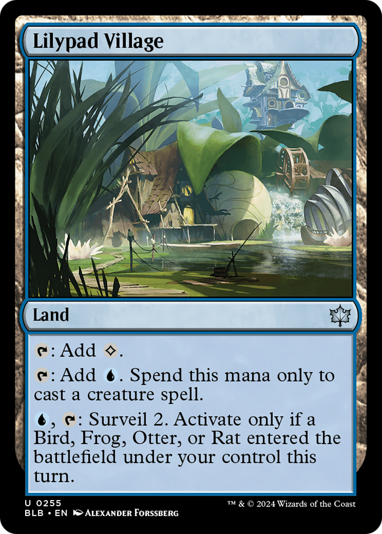 Lilypad Village [Bloomburrow] Magic: The Gathering