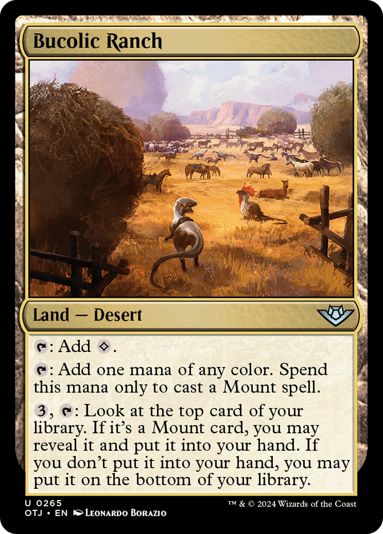 Bucolic Ranch [Outlaws of Thunder Junction] Magic: The Gathering