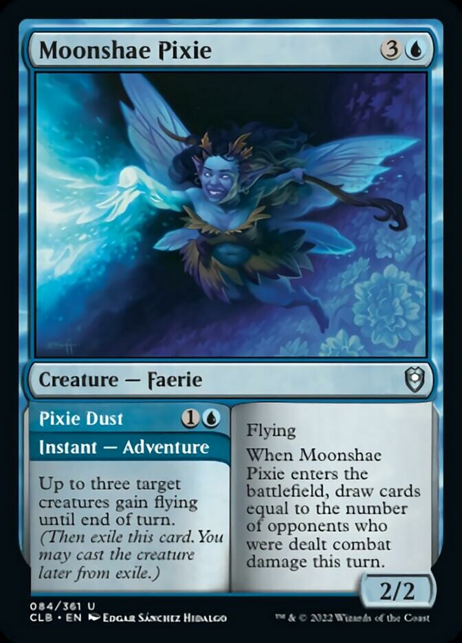 Moonshae Pixie // Pixie Dust [Commander Legends: Battle for Baldur's Gate] Magic: The Gathering