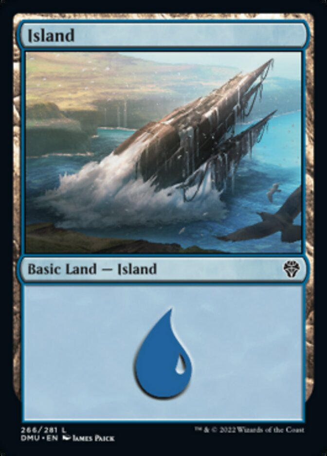 Island (266) [Dominaria United] Magic: The Gathering