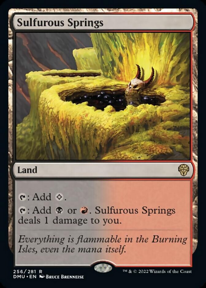 Sulfurous Springs [Dominaria United] Magic: The Gathering