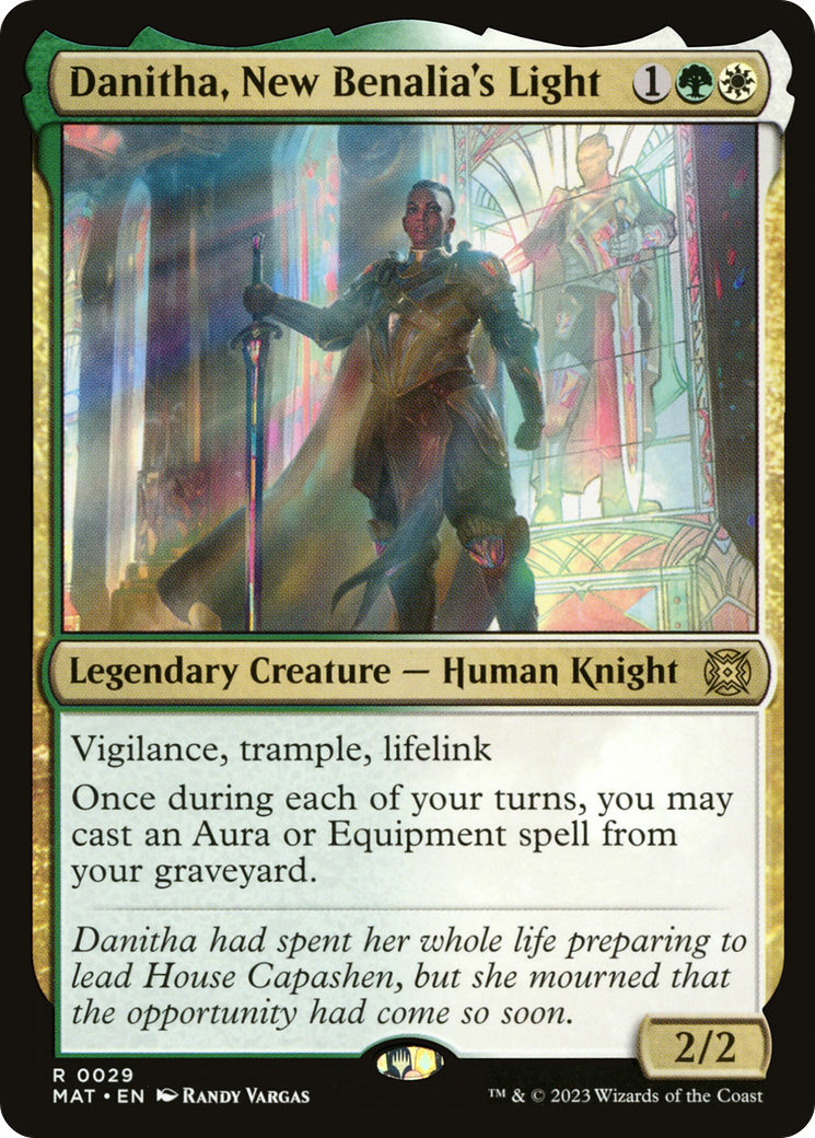 Danitha, New Benalia's Light [March of the Machine: The Aftermath] Magic: The Gathering