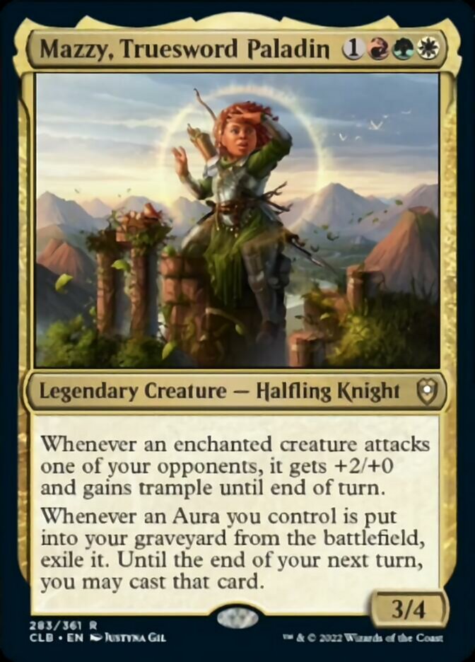 Mazzy, Truesword Paladin [Commander Legends: Battle for Baldur's Gate] Magic: The Gathering