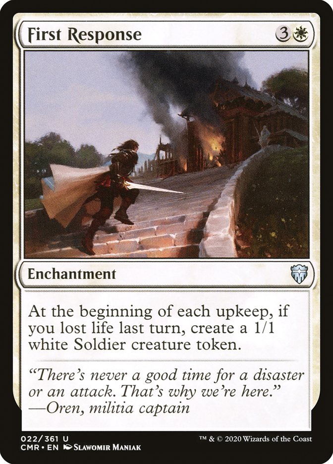 First Response [Commander Legends] Magic: The Gathering