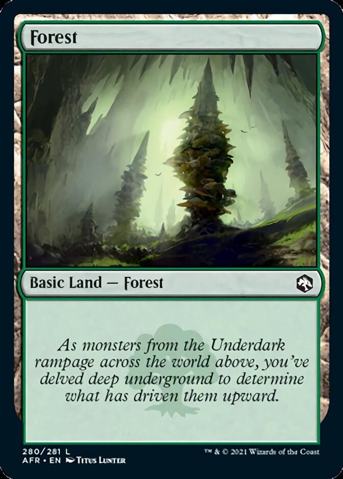 Forest (280) [Dungeons & Dragons: Adventures in the Forgotten Realms] Magic: The Gathering