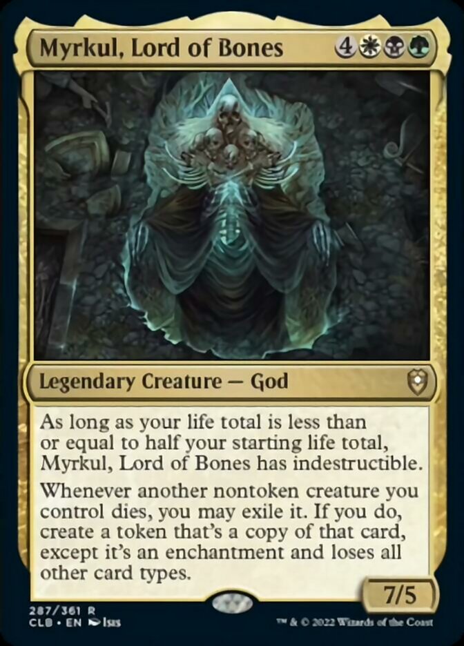 Myrkul, Lord of Bones [Commander Legends: Battle for Baldur's Gate] Magic: The Gathering