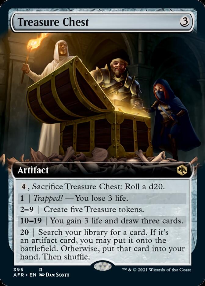 Treasure Chest (Extended Art) [Dungeons & Dragons: Adventures in the Forgotten Realms] Magic: The Gathering