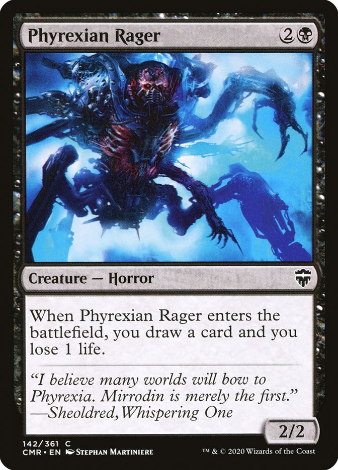 Phyrexian Rager [Commander Legends] Magic: The Gathering