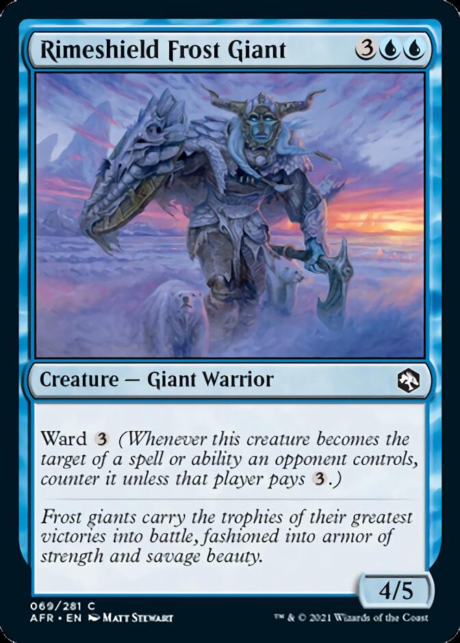 Rimeshield Frost Giant [Dungeons & Dragons: Adventures in the Forgotten Realms] Magic: The Gathering