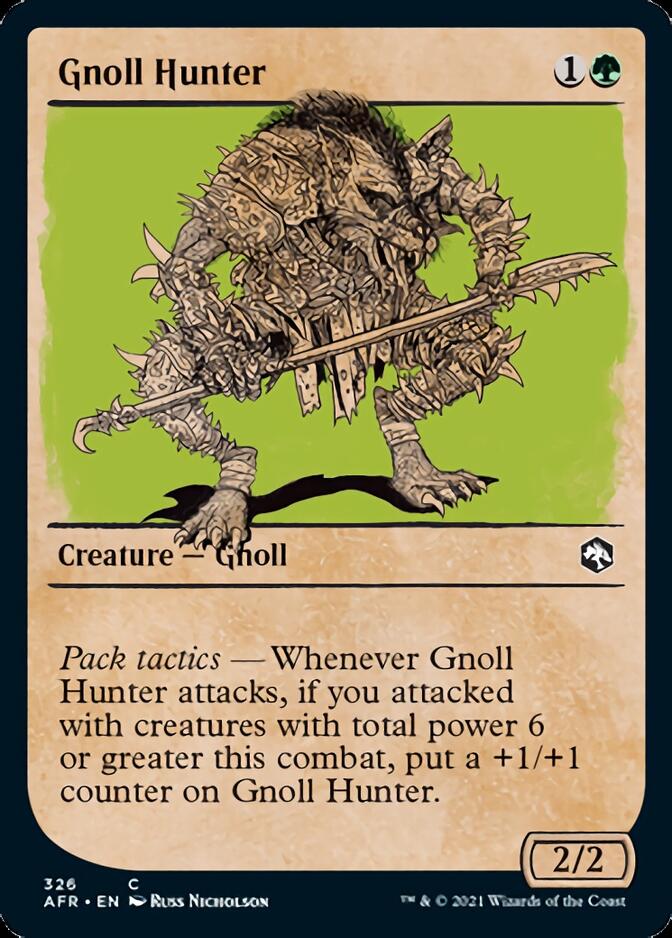 Gnoll Hunter (Showcase) [Dungeons & Dragons: Adventures in the Forgotten Realms] Magic: The Gathering