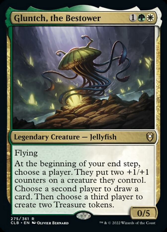 Gluntch, the Bestower [Commander Legends: Battle for Baldur's Gate] Magic: The Gathering