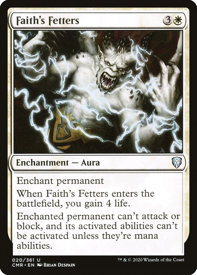 Faith's Fetters [Commander Legends] Magic: The Gathering