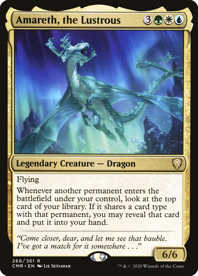 Amareth, the Lustrous [Commander Legends] Magic: The Gathering