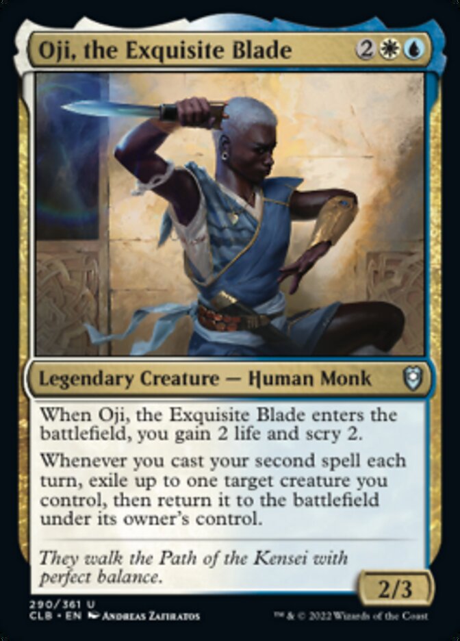 Oji, the Exquisite Blade [Commander Legends: Battle for Baldur's Gate] Magic: The Gathering