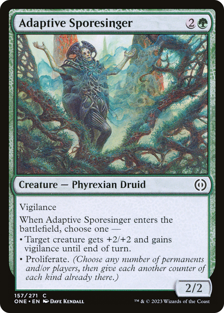 Adaptive Sporesinger [Phyrexia: All Will Be One] Magic: The Gathering