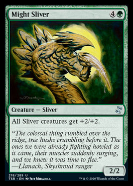 Might Sliver [Time Spiral Remastered] Magic: The Gathering